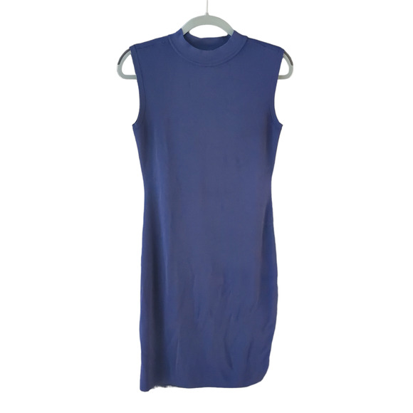 Halogen Navy Sleeveless Sheath Dress Size S - Picture 1 of 8